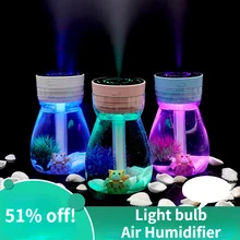 Creative Air Humidifier Nano Mist Maker Sprayer Light Bulb Diffuser USB Charging Home Car Fogger Mini Portable Air Humidifier
Creative Air Humidifier Nano Mist Maker Sprayer Light Bulb Diffuser USB Charging Home Car Fogger Mini Portable Air Humidifier