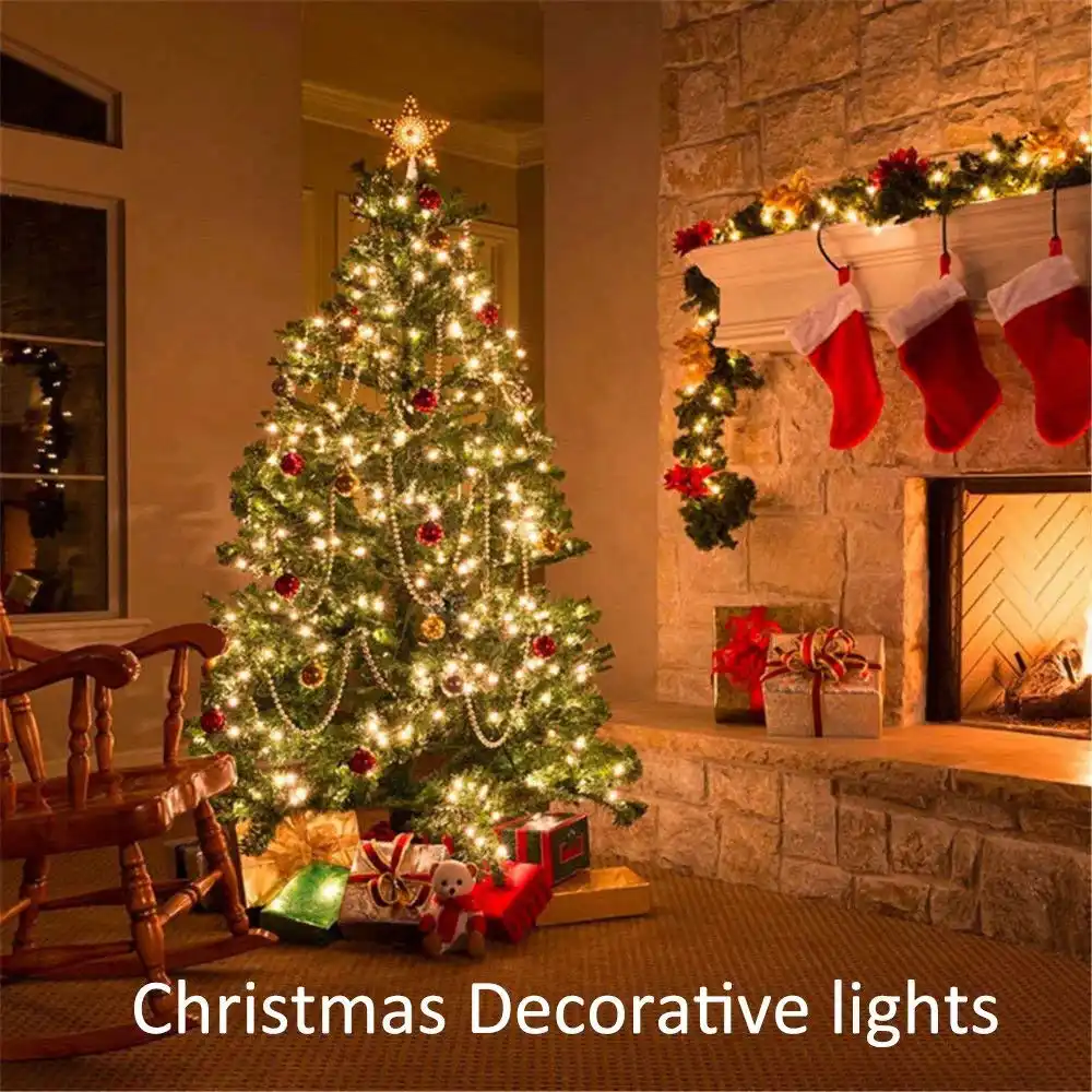 light-controlled induction light fairy party christmas tree f