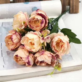 7 heads artificial silk flower oil painting peonies artificial flowers wholesale wedding home decoration fake flowers 
7 heads artificial silk flower oil painting peonies artificial flowers wholesale wedding home decoration fake flowers