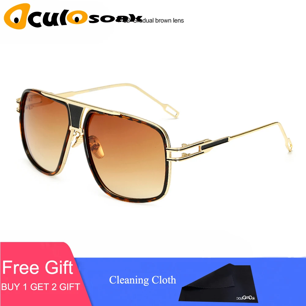 2019 New Fashion Men Big Square Sunglasses Man Luxury Brand Designer Oversized Metal Women UV400 Sun Glasses For Male Driving
2019 New Fashion Men Big Square Sunglasses Man Luxury Brand Designer Oversized Metal Women UV400 Sun Glasses For Male Driving