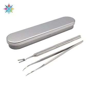 Stainless Steel Tick Removal Tool Tick Remover Professional Tick Tweezers Dogs Cats Tick Hook Kit Removal Tweezers With Iron Box
Stainless Steel Tick Removal Tool Tick Remover Professional Tick Tweezers Dogs Cats Tick Hook Kit Removal Tweezers With Iron Box