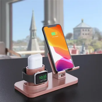 Watch Charger Stand Multi-function Charging Dock 3 in1 Station Holder Aluminum Metal Stand Accessories For iWatch For iPhone #G3
Watch Charger Stand Multi-function Charging Dock 3 in1 Station Holder Aluminum Metal Stand Accessories For iWatch For iPhone #G3