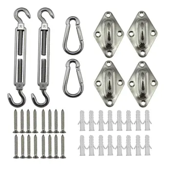 Stainless Steel Shade Sail Fasteners Anti-Rust Hardware Combination Diamond Buckle Spring Hook Household Balcony Garage Hardware
Stainless Steel Shade Sail Fasteners Anti-Rust Hardware Combination Diamond Buckle Spring Hook Household Balcony Garage Hardware