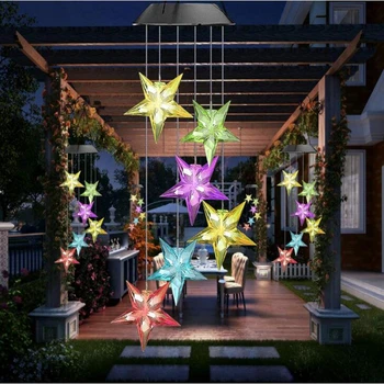 Star Color Changing Wind Chime Outdoor Romantic Solar Chimes LED Solar For Mom Girlfriend Woman Mobile Lights Valentines Gifts
Star Color Changing Wind Chime Outdoor Romantic Solar Chimes LED Solar For Mom Girlfriend Woman Mobile Lights Valentines Gifts