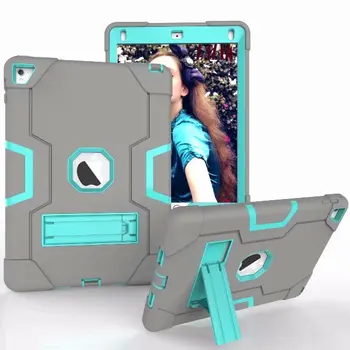 Silicon+PC Hybrid Three Layer Stand Case For iPad Pro 9.7 inch, Impact Resistant Shockproof Heavy Duty Armor Tablet Cover Case
Silicon+PC Hybrid Three Layer Stand Case For iPad Pro 9.7 inch, Impact Resistant Shockproof Heavy Duty Armor Tablet Cover Case