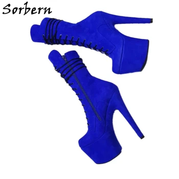 Sorbern Ankle High Boots For Women Custom Colors Booties 8 Inch High Heel Thick Platform Women Autumn Shoes Gothic Boots New
Sorbern Ankle High Boots For Women Custom Colors Booties 8 Inch High Heel Thick Platform Women Autumn Shoes Gothic Boots New