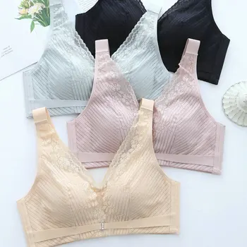 Vest Style Bra without Steel Ring Thin Full Cup Push up Breast Hugging Mom Underwear 
Vest Style Bra without Steel Ring Thin Full Cup Push up Breast Hugging Mom Underwear