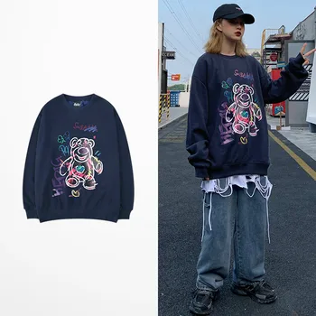 Ins Style Korean Fashion Hoodies Cartoon Bear Print Hoodies Hip Hop Skateboard Lovers Couple Ulzzang Kanye West Sweatshirt Men
Ins Style Korean Fashion Hoodies Cartoon Bear Print Hoodies Hip Hop Skateboard Lovers Couple Ulzzang Kanye West Sweatshirt Men