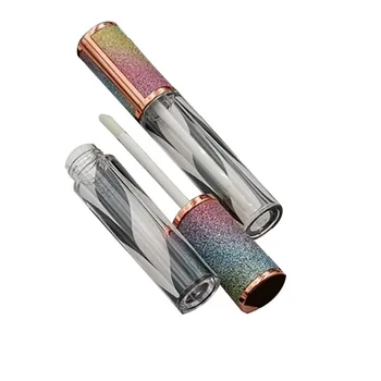 Cosmetic Container Packaging Rainbow Color Cap Empty Clear Tube 10 Pieces 6ml Lip Gloss Tube With Wand
Cosmetic Container Packaging Rainbow Color Cap Empty Clear Tube 10 Pieces 6ml Lip Gloss Tube With Wand