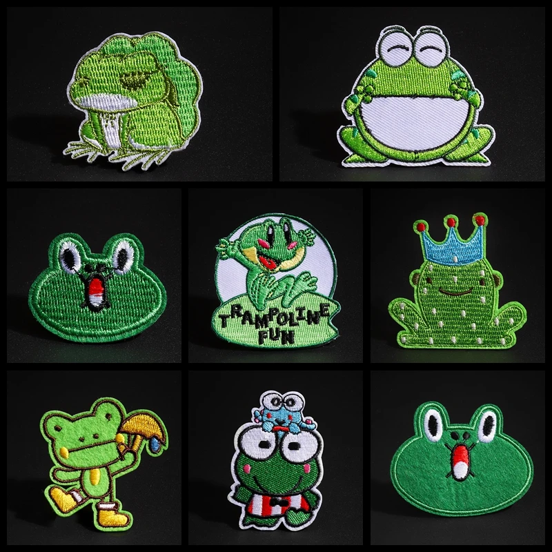 Funny Travel Frog Patches Iron On Cute Animal Cloth Appliques Sewing Kawaii Frog King Queen Badges Stickers
Funny Travel Frog Patches Iron On Cute Animal Cloth Appliques Sewing Kawaii Frog King Queen Badges Stickers