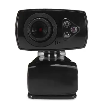 HD PC Webcam Plug And Play USB Camera Built-in Microphone Web Camera with 3 LED light for Live Broadcast Video Conference Work
HD PC Webcam Plug And Play USB Camera Built-in Microphone Web Camera with 3 LED light for Live Broadcast Video Conference Work