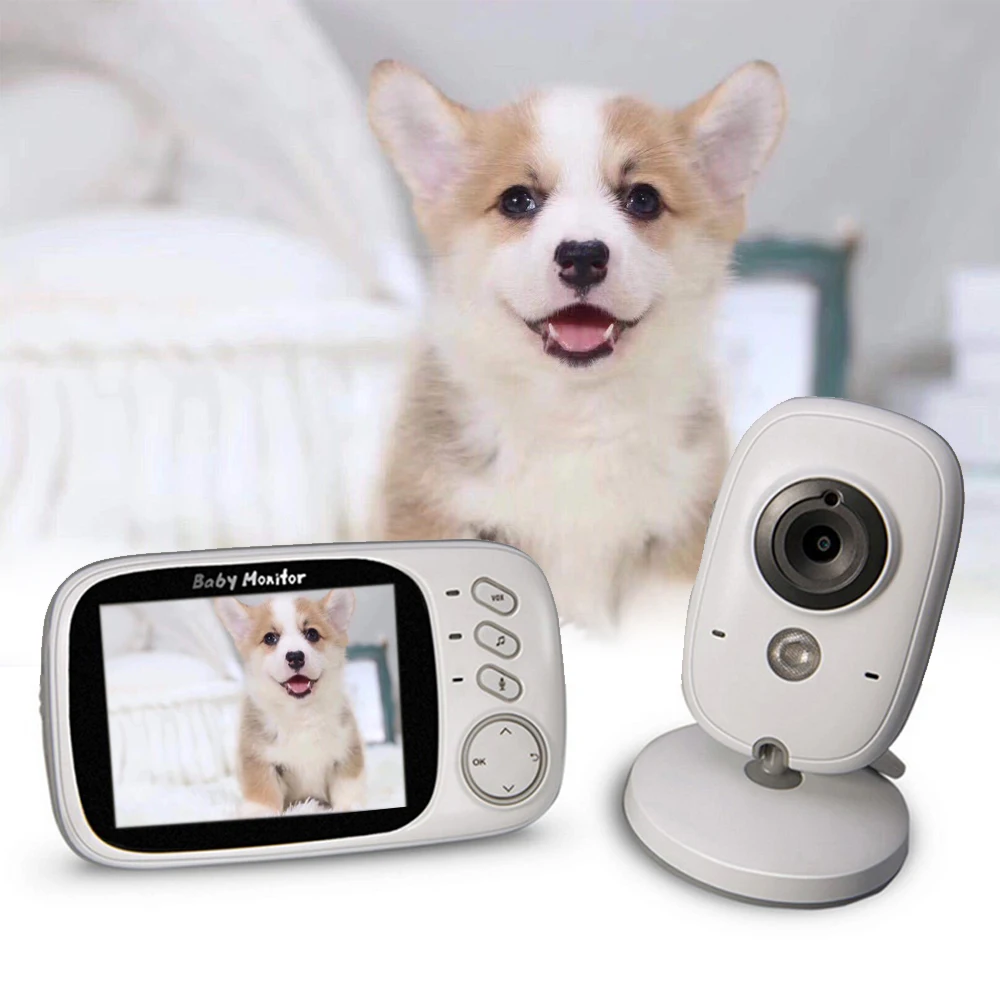 VB603 3.2inch Wireless Love Pet Monitor Camera Automatic Night Vision Temperature Monitoring Two Way Audio Wireless Baby Monitor
VB603 3.2inch Wireless Love Pet Monitor Camera Automatic Night Vision Temperature Monitoring Two Way Audio Wireless Baby Monitor