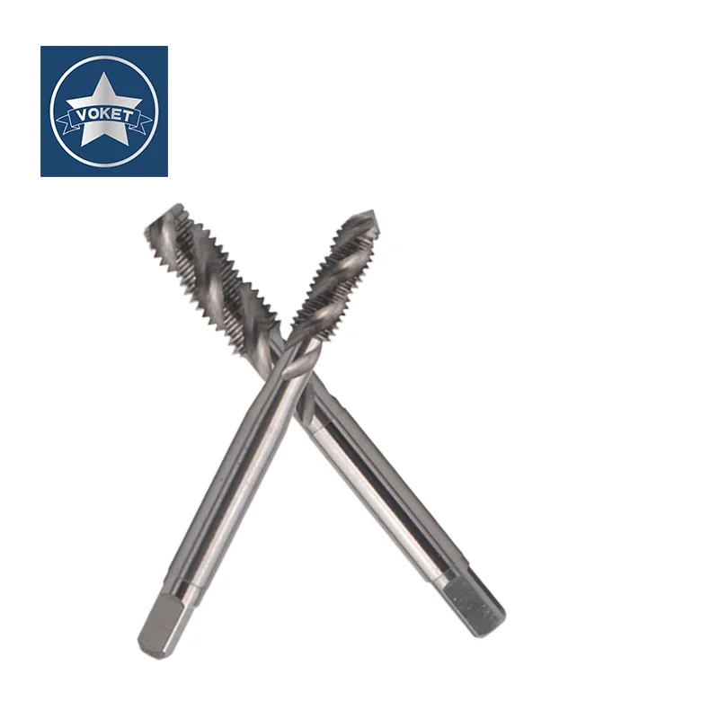 HSSE Right Hand Sprial Fluted tap M3 M3.5 M4 M4.5 M5 M5.5 M6 M7 M8 M9 X0.5 X0.6 X0.75 X0.8 X0.9 X1.25 Metric Screw Thread taps
HSSE Right Hand Sprial Fluted tap M3 M3.5 M4 M4.5 M5 M5.5 M6 M7 M8 M9 X0.5 X0.6 X0.75 X0.8 X0.9 X1.25 Metric Screw Thread taps