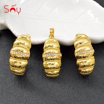 Sunny Jewelry Unique Jewelry Sets For Women Earrings Necklace Pendant Cubic Zirconia Jewelry Sets For Wedding Bohemia Jewelry
Sunny Jewelry Unique Jewelry Sets For Women Earrings Necklace Pendant Cubic Zirconia Jewelry Sets For Wedding Bohemia Jewelry