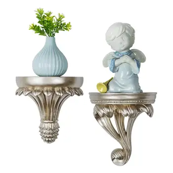 European Home Decorative Wall Hanging Resin Shelf Vase 3D Wall Rack Holder Livingroom Mural Decor Crafts Bathroom Shelf Storage
European Home Decorative Wall Hanging Resin Shelf Vase 3D Wall Rack Holder Livingroom Mural Decor Crafts Bathroom Shelf Storage