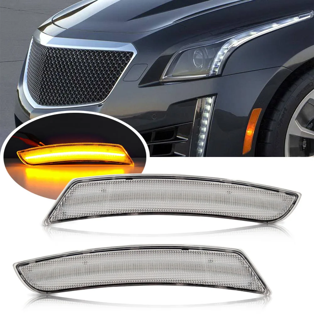 Clear Lens LED Side Marker Lamp For Chevrolet Camaro 2016-up, For Cadillac ATS 2015-up CTS 16-up Replace OEM Sidemarker Lamps
Clear Lens LED Side Marker Lamp For Chevrolet Camaro 2016-up, For Cadillac ATS 2015-up CTS 16-up Replace OEM Sidemarker Lamps