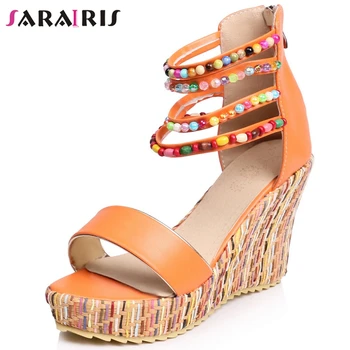 SaraIris ethnic fashion lady summer sandals platform colorful zipper sandals women back strap casual holiday shoes woman
SaraIris ethnic fashion lady summer sandals platform colorful zipper sandals women back strap casual holiday shoes woman