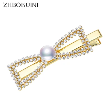 ZHBORUINI Pearl Beads Hair Clip for Woman and Girls Natural Freshwater Pearl Jewelry Barrette Handmade Bow Hair Pin Accessories
ZHBORUINI Pearl Beads Hair Clip for Woman and Girls Natural Freshwater Pearl Jewelry Barrette Handmade Bow Hair Pin Accessories