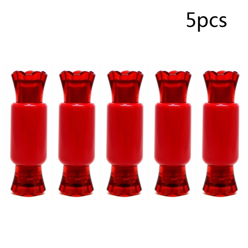 5Pcs Cute Red Candy Shape Lip Gloss Tubes 9ml Empty Refillable Lipstick Containers Sample Bottle with Brush Tip Plug
5Pcs Cute Red Candy Shape Lip Gloss Tubes 9ml Empty Refillable Lipstick Containers Sample Bottle with Brush Tip Plug