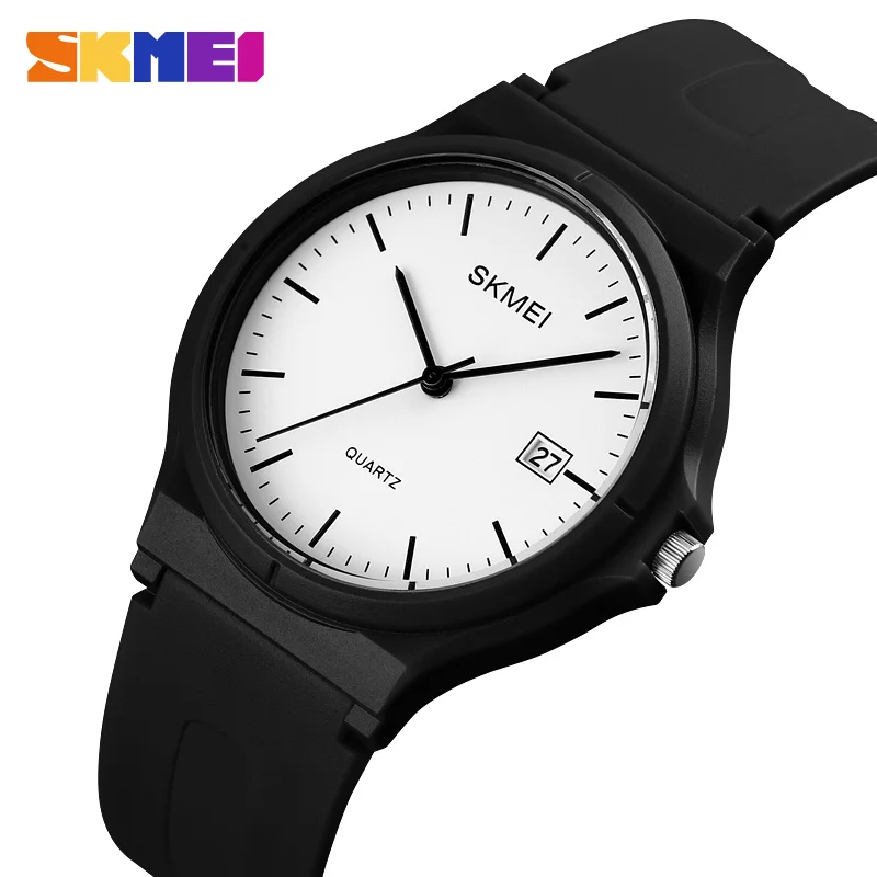 

SKMEI Brand Ultra-thin PU Strap Analog Watch for Women Fashion Simple Waterproof Quartz Wristwatch Student Gift