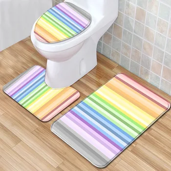 3pcs/set Line Bathroom Mat Bath Carpet Set Doormat 3pcs Toilet Rug Set Flannel Floor Mat Washable Anti-slip Foot Pad
3pcs/set Line Bathroom Mat Bath Carpet Set Doormat 3pcs Toilet Rug Set Flannel Floor Mat Washable Anti-slip Foot Pad