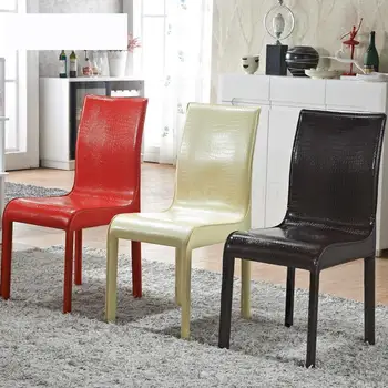 Popular Fashion Simple Modern Leather Dining Chair Restaurant Dining Table Chair Office Household Black And White Chair Back Cha 
Popular Fashion Simple Modern Leather Dining Chair Restaurant Dining Table Chair Office Household Black And White Chair Back Cha