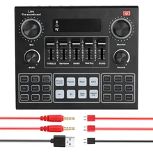 DJ V9 Bluetooth-compatible Sound Card USB Headset Microphone Webcast Live Streaming Sound Card Phone Computer Singing Sound Card
DJ V9 Bluetooth-compatible Sound Card USB Headset Microphone Webcast Live Streaming Sound Card Phone Computer Singing Sound Card