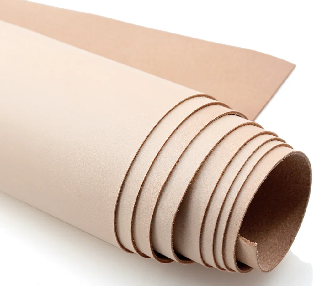 Description Picture 3 of itemVegetable Tanned Leather Cowhid AB Full Grain Leather for Tooling Carving Engraving Mold Leathercraft Genuine Leather Cow Hide