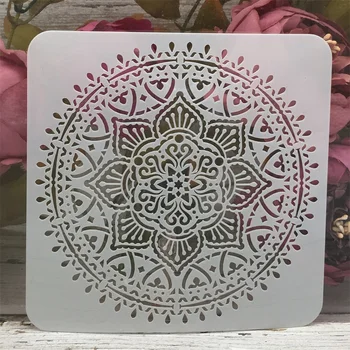 Mandala Wheel Round Flower Design 5 DIY Layering Stencils Painting Scrapbook Coloring Embossing Album Decorative Template 
Mandala Wheel Round Flower Design 5 DIY Layering Stencils Painting Scrapbook Coloring Embossing Album Decorative Template