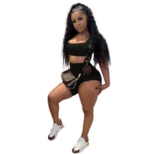 New Women'S Sportswear Solid Color Casual One Shoulder Camisole Shorts Irregular Two Piece Fitness Running Sports Suit Essential
New Women'S Sportswear Solid Color Casual One Shoulder Camisole Shorts Irregular Two Piece Fitness Running Sports Suit Essential