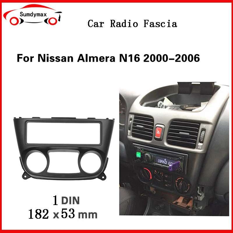 Автомобильный радиоприемник 1din для NISSAN Almera Sentra N16 2000-2006, комплект для установки стереопанели, приборной панели, облицовочная рамка для приборной панели
Автомобильный радиоприемник 1din для NISSAN Almera Sentra N16 2000-2006, комплект для установки стереопанели, приборной панели, облицовочная рамка для приборной панели