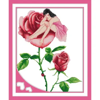 Joy Sunday Fairy In Flowers Counted Cross Stitch 11CT14CTCross Stitch Kit Embroidery Needlework for Home Decor Handmade DIY Gift
Joy Sunday Fairy In Flowers Counted Cross Stitch 11CT14CTCross Stitch Kit Embroidery Needlework for Home Decor Handmade DIY Gift