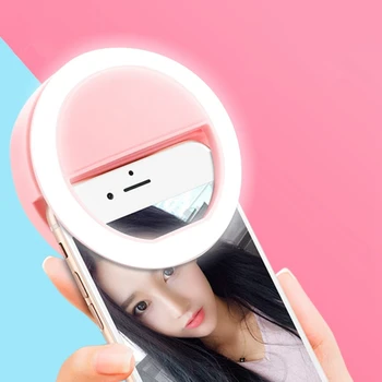 USB charge LED Selfie Ring Light for Iphone Supplementary Lighting Selfie Enhancing Fill Light For Phones
USB charge LED Selfie Ring Light for Iphone Supplementary Lighting Selfie Enhancing Fill Light For Phones