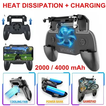 3 in1 Pubg Controller Gamepad For iPhone Android Pubg Mobile Trigger L1R1 Shooter Joystick Game Pad Phone Holder Cooler Fan GT
3 in1 Pubg Controller Gamepad For iPhone Android Pubg Mobile Trigger L1R1 Shooter Joystick Game Pad Phone Holder Cooler Fan GT