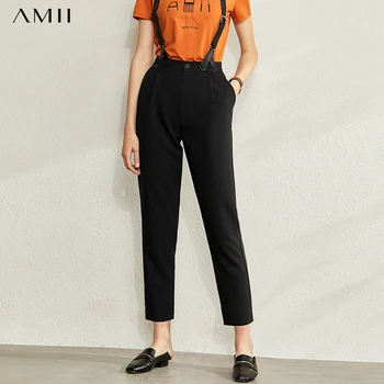 Amii Minimalist Spring Detachable Strap Suit Pants Office Lady Straight Solid High Waist Female Ankle-length Pants 12020075
Amii Minimalist Spring Detachable Strap Suit Pants Office Lady Straight Solid High Waist Female Ankle-length Pants 12020075