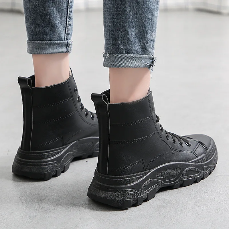Retro British Style Winter plus Velvet Martin Boots Women's Tennis Red Short Boots INS Tube Biker Boots Handsome Thin Boots
Retro British Style Winter plus Velvet Martin Boots Women's Tennis Red Short Boots INS Tube Biker Boots Handsome Thin Boots