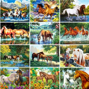 Diamond Embroidery Cross Stitch Kit 5D DIY Full Round Diamond Painting Mountain horse Animals Mosaic Rhinestones Home Decor
Diamond Embroidery Cross Stitch Kit 5D DIY Full Round Diamond Painting Mountain horse Animals Mosaic Rhinestones Home Decor