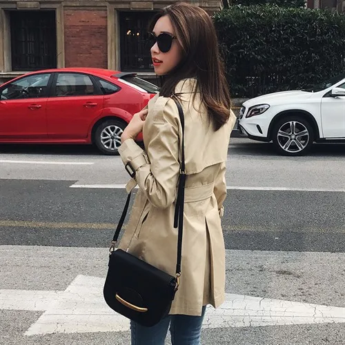 Trench Coat Women's Mid-length Korean-style Spring 2019 New Style Students BF Versatile Short Slim Fit Coat Women's
Trench Coat Women's Mid-length Korean-style Spring 2019 New Style Students BF Versatile Short Slim Fit Coat Women's