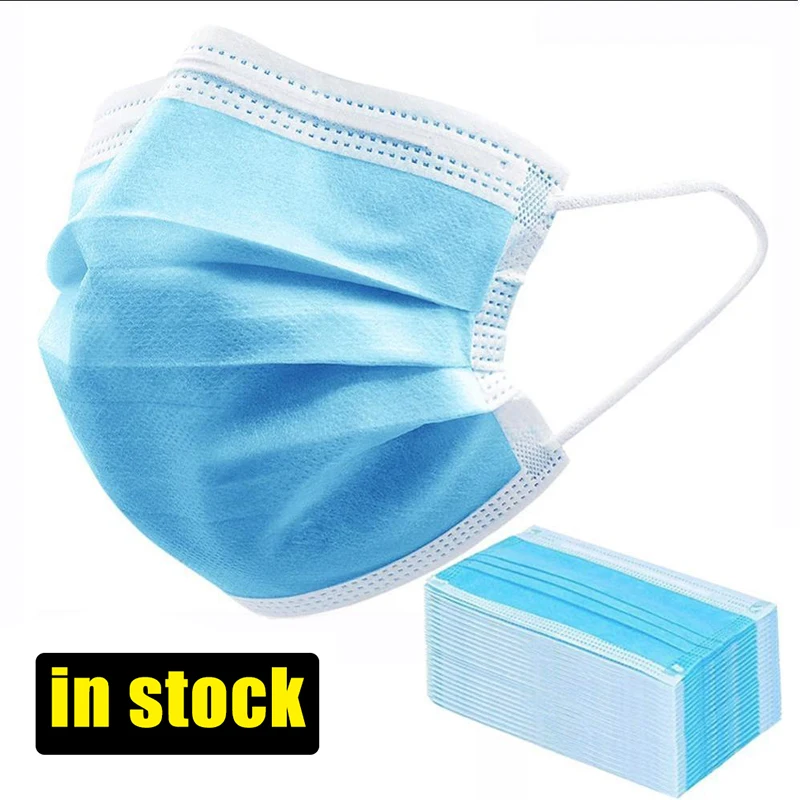 50Pcs/Lot Disposable Masks 3-layer Non-Woven Masks Anti Virus Dust Mouth Face Mask Protection Soft Protective Mask
50Pcs/Lot Disposable Masks 3-layer Non-Woven Masks Anti Virus Dust Mouth Face Mask Protection Soft Protective Mask