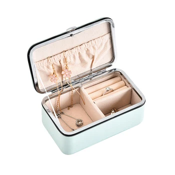 Grids Earrings Box Ear Studs Jewelry Storage Case Necklace Rings Travel Portable With Pocket PU Leather Bedroom Display Holder
Grids Earrings Box Ear Studs Jewelry Storage Case Necklace Rings Travel Portable With Pocket PU Leather Bedroom Display Holder