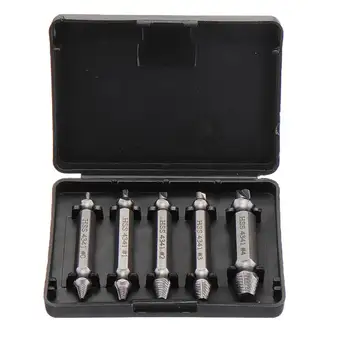 5Pcs HSS Damaged Screw Extractor Drill Bits Guide Set Broken Easy out Bolt Screw Remover for Removing Screw Wood Tool
5Pcs HSS Damaged Screw Extractor Drill Bits Guide Set Broken Easy out Bolt Screw Remover for Removing Screw Wood Tool