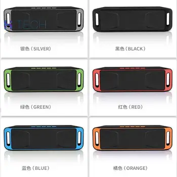 Portable SC208 Dual Speaker Wireless Bluetooth Speaker Radio Built-in Microphone Double Bass 
Portable SC208 Dual Speaker Wireless Bluetooth Speaker Radio Built-in Microphone Double Bass