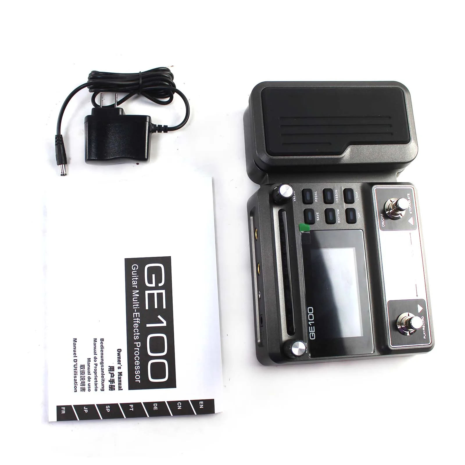 MOOER GE100 Guitar Multi-effects Processor Effect Pedal with Loop Recording(180 Seconds) with LCD display pedal
MOOER GE100 Guitar Multi-effects Processor Effect Pedal with Loop Recording(180 Seconds) with LCD display pedal