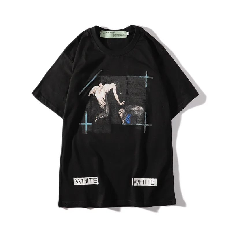 19ss Europe And America Popular Brand Deer Han Celebrity Style off White Dissolved Religious Short Sleeve T-shirt Couples Hair
19ss Europe And America Popular Brand Deer Han Celebrity Style off White Dissolved Religious Short Sleeve T-shirt Couples Hair