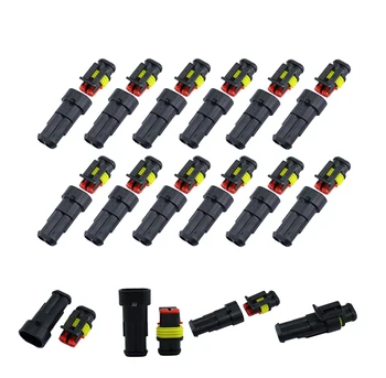 Promotion! 10 Kit 2 Pin Way Waterproof Electrical Wire Connector Plug
Promotion! 10 Kit 2 Pin Way Waterproof Electrical Wire Connector Plug