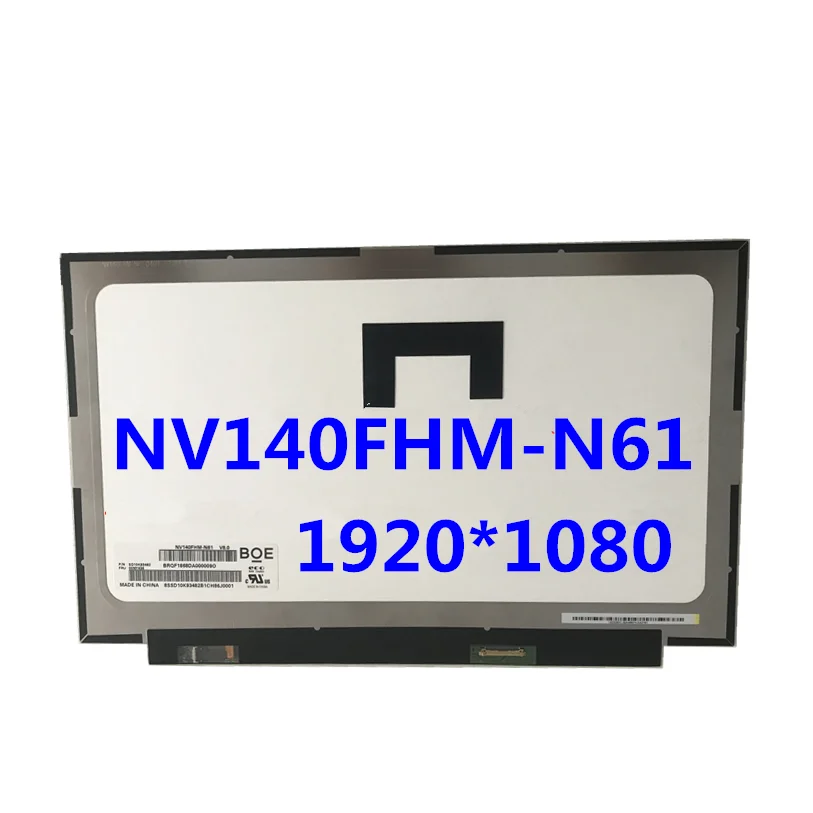 For Lenovo 14 inch laptop Display LCD screen NV140FHM-N61 V8.0 NV140FHM N61 FRU:00NY436 B140HAN03.1 1920 *1080 60Hz FHD IPS 72%
For Lenovo 14 inch laptop Display LCD screen NV140FHM-N61 V8.0 NV140FHM N61 FRU:00NY436 B140HAN03.1 1920 *1080 60Hz FHD IPS 72%