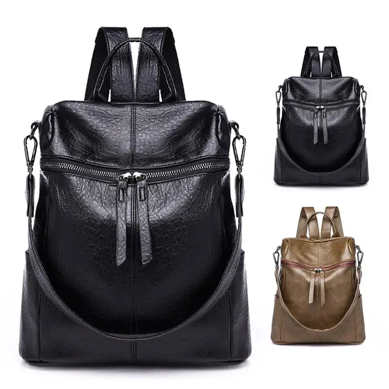 Модный женский рюкзак из искусственной кожи, школьные ранцы для девочек-подростков, большой ранец в стиле ретро, однотонные сумки на ремне, 2019
Модный женский рюкзак из искусственной кожи, школьные ранцы для девочек-подростков, большой ранец в стиле ретро, однотонные сумки на ремне, 2019