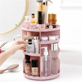 360-degree Rotating Makeup Organizer Box Brush Holder Jewelry Organizer Case Jewelry Makeup Cosmetic Storage Box Woman Make Up
360-degree Rotating Makeup Organizer Box Brush Holder Jewelry Organizer Case Jewelry Makeup Cosmetic Storage Box Woman Make Up