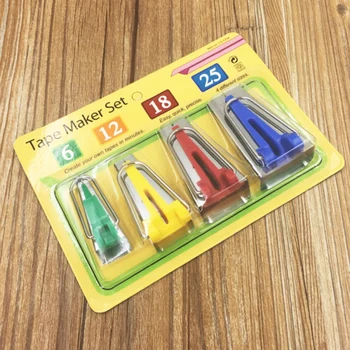 Sewing Accessories Bias Tape Makers - 5 Size 6mm 9mm 12mm 18mm 25mm Bias Binding Tape Maker ##
Sewing Accessories Bias Tape Makers - 5 Size 6mm 9mm 12mm 18mm 25mm Bias Binding Tape Maker ##