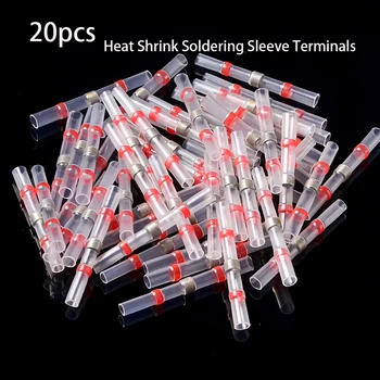 Universal 20Pcs Heat Shrink Wire Connectors Solder Sleeves Waterproof Fast Butt Terminals Terminator connection Connectors
Universal 20Pcs Heat Shrink Wire Connectors Solder Sleeves Waterproof Fast Butt Terminals Terminator connection Connectors